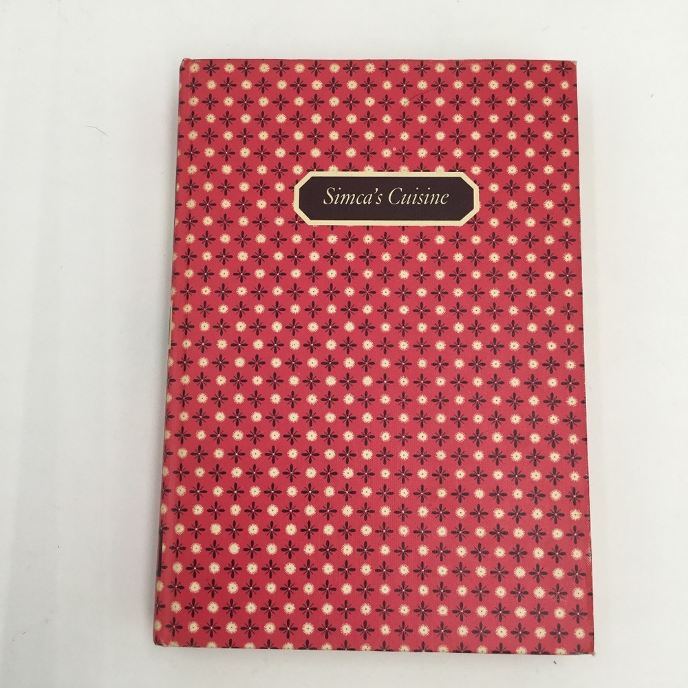 1972 Simca's Cuisine First Edition Cook Book By Simone Beck With Errata